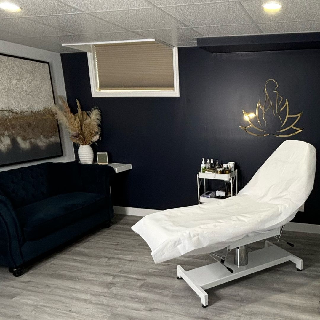 Elegant treatment room at Youthful Visage & Aesthetics
