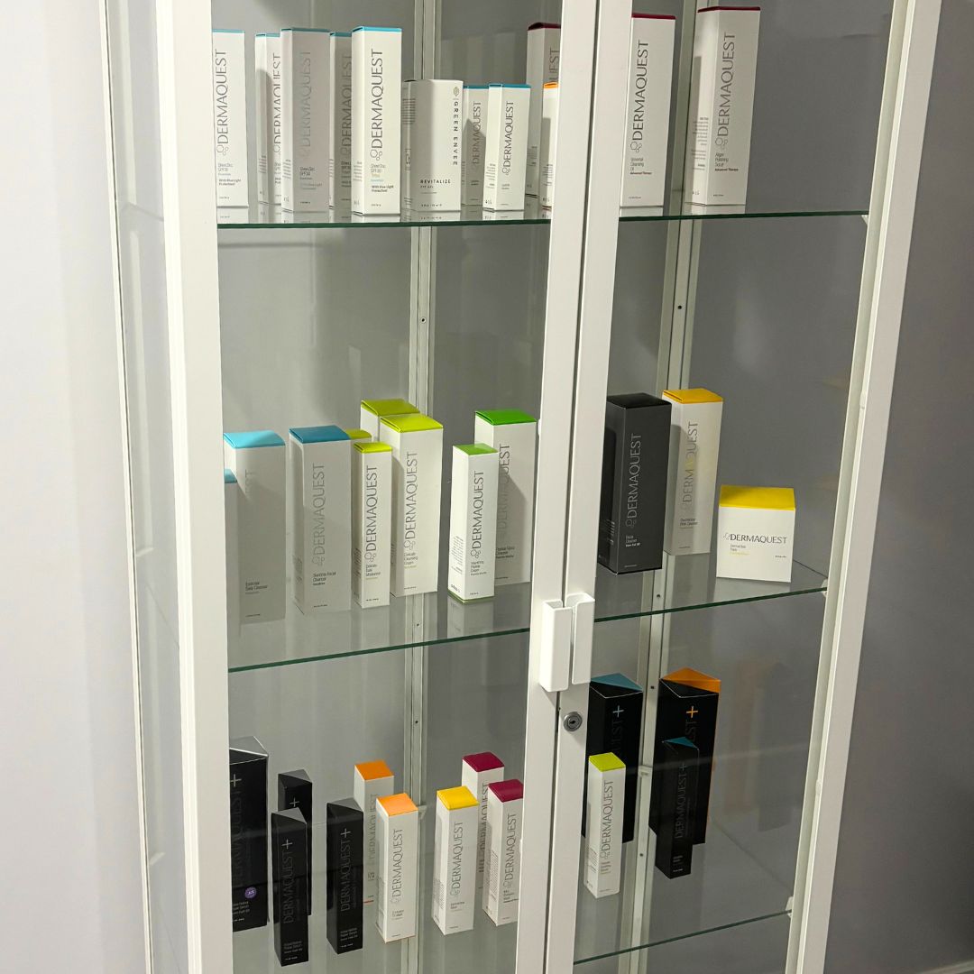 The DermaQuest products for sale at Youthful Visage & Aesthetics